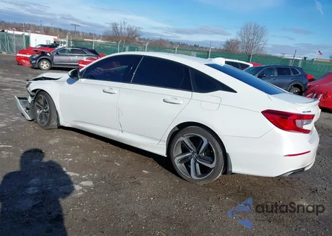2018 Honda Accord Sport from USA, damaged, VIN 1HGCV1F33JA057683